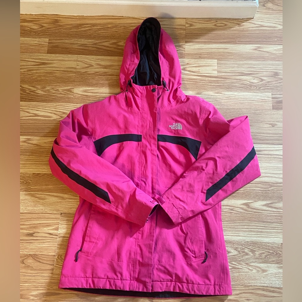 Pink North Face Rain Jacket
